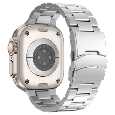 Correa de Titanio Tres Eslabones para Apple Watch S10 - Image 29