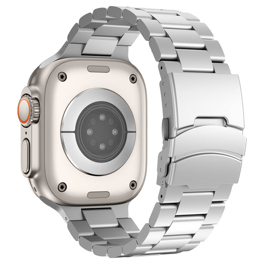 Correa de Titanio Tres Eslabones para Apple Watch S10 - Image 29