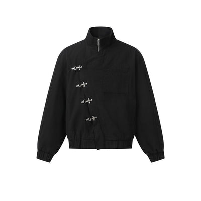 Chaqueta de Trabajo Cuello Mao Hombre - Diseño Premium Primavera Otoño - Image 5