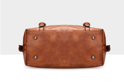 Bolso Tote de Cuero con Acabado Encerado - Image 11