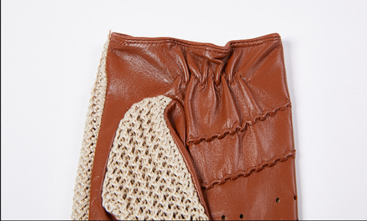 Guantes de Motocicleta Antideslizantes de Piel de Cabra Ultrafinos - Image 8