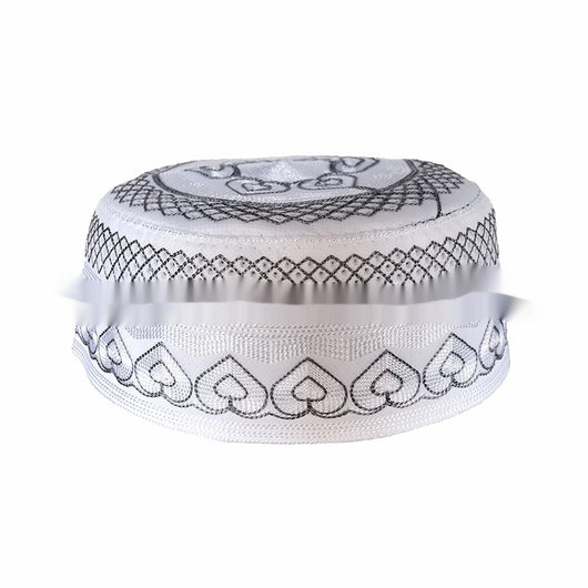 Gorro Islámico Bordado para Hombre - Diseño a Rayas Elegante - Image 6