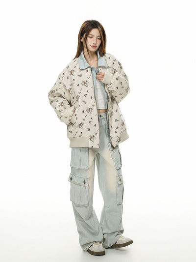 Chamarra Universitaria Unisex con Estampado 3D y Cuello Solapa - Estilo Casual Otoño - Image 9