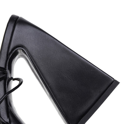 Zapatos Plataforma Cuadrada con Tiras Cruzadas y Tacón Robusto - Image 13