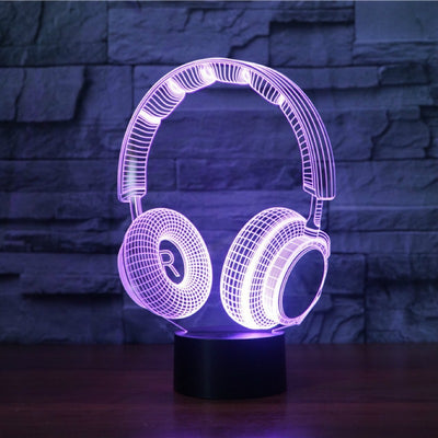 Lámpara de Mesa Decorativa con Diseño de Auriculares Estéreo - Image 9