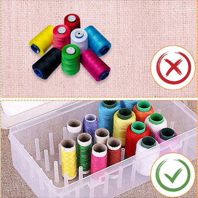 Organizador de Costura 42 Compartimentos - Caja de Almacenamiento Multifuncional para Bordado - Image 8