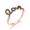 Anel de Diamante Joia Arco-Íris Personalizada com Banhado a Prata Arco-Íris Nº 6