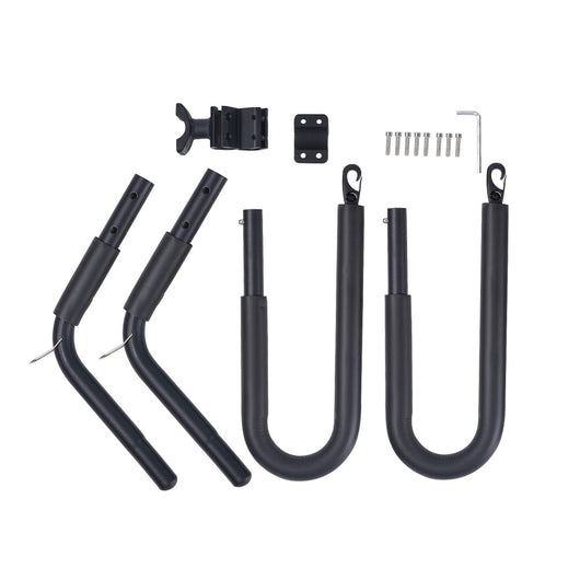 Soporte de Pared para Tabla de Surf y Bicicleta Negro - Image 14