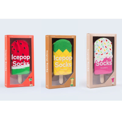 Calcetines para Parejas Frutas Tropicales - Sandía, Piña y Chocolate - Image 12