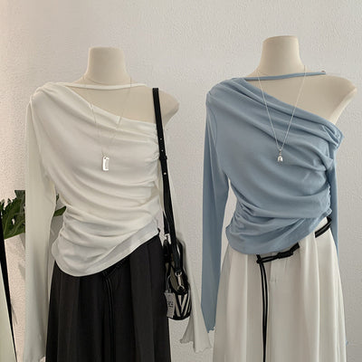 Camiseta Interior Ajustada de Manga Larga Efecto Reductor