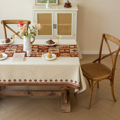 Mantel Rectangular para Mesa de Centro - Diseño Atmosférico en Tela - Image 9