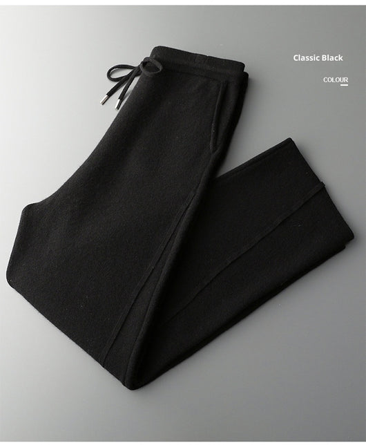 Conjunto Deportivo Lana Pura Hombre: Sudadera sin Costuras y Pantalón Tejido con Cordón - Image 22