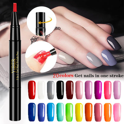 Set de 5 Bolígrafos de Esmalte 3 en 1 - Pegamento, Color y Brillo