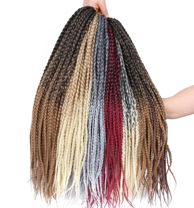 Peluca Sintética Trenzas Sucias 16 Pulgadas - Estilo Tres Trenzas Alargado - Image 17