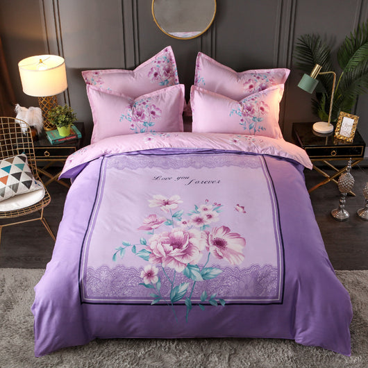 Juego de 4 Piezas de Cashmere Floral Acolchado para Bodas - Image 17