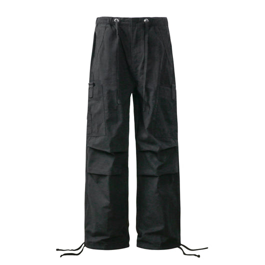 Pantalones Casuales Holgados de Pierna Recta en Colores Sólidos - Image 6