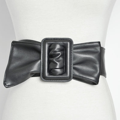 Cinturón Ancho de Piel de Oveja para Mujer - Image 11