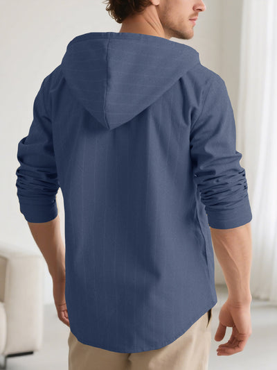 Cardigan Slim Fit con Capucha para Hombre - Casual y Versátil - Image 19