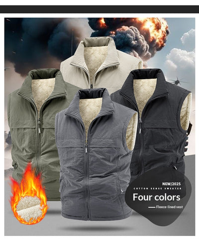 Chaleco Reversible Térmico para Hombre - Forro Polar Grueso y Cálido - Image 23