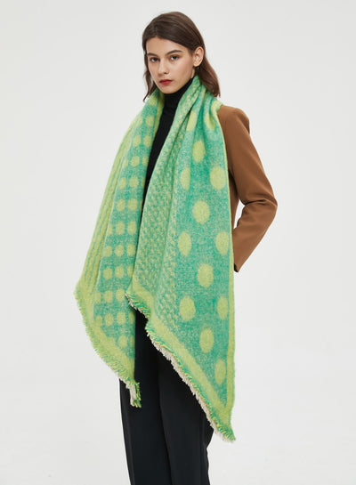 Bufanda Circular Térmica para Mujer - Cuello Cálido Otoño Invierno con Diseño Jacquard - Image 25