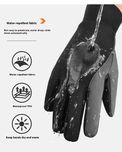 Guantes Ciclismo Térmicos Antideslizantes a Prueba de Viento - Image 12