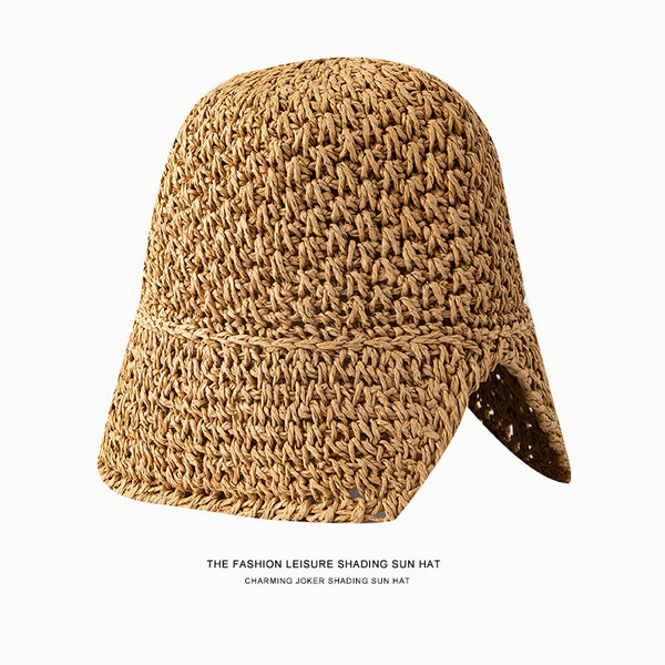 Gorro Cubo Calado Tejido para Mujer - Diseño Japonés Minimalista