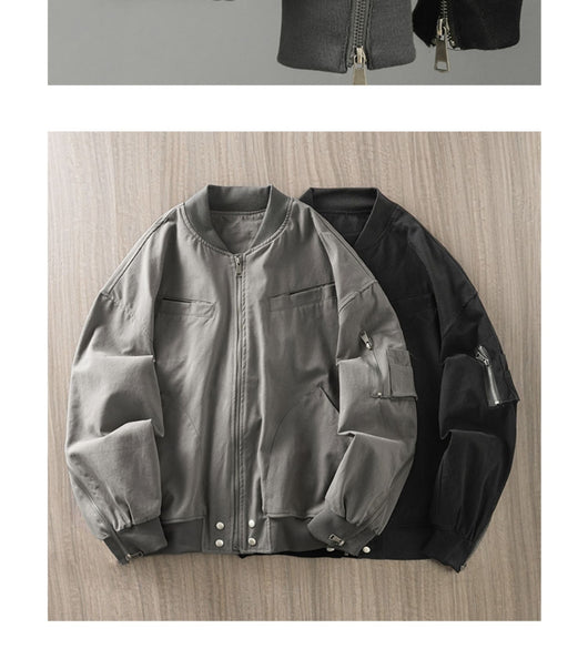 Chaqueta Beisbolera Retro Americana de Poliuretano Premium - Image 14