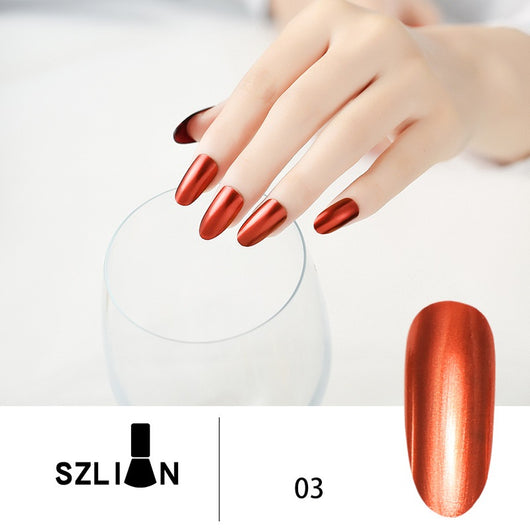 Esmalte de Uñas Espejo Plateado Metalizado de Larga Duración - Image 17