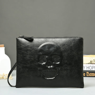 Cartera Clutch para Hombre con Diseño Calavera - Image 13
