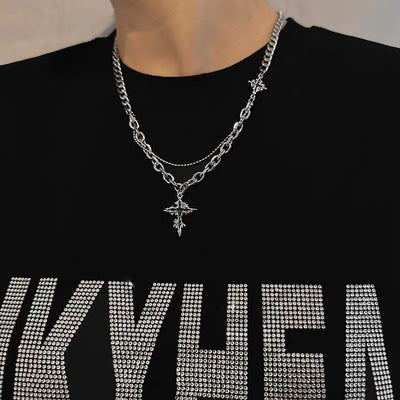Collar de Acero Titanio para Hombre - Diseño Minimalista Que No Se Desvanece - Image 42
