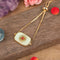 Stone Bead Pendant Women Paved Sun Flower Amazonite Bracelet