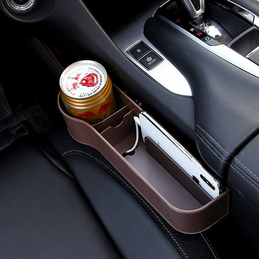 Organizador de Asiento Auto - Caja de Almacenamiento PU para Espacios Laterales - Image 24