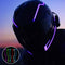 Kit de Tiras de Luz LED para Casco de Moto con Señal Intermitente