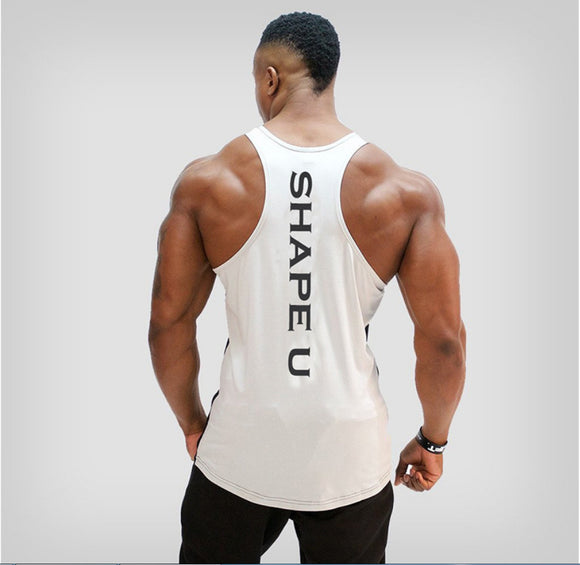 Chaleco Deportivo Hombre Cuello U Colores Contrastantes Transpirable