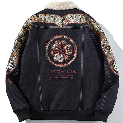 Chaqueta Denim Acolchada con Forro de Terciopelo para Hombre y Mujer - Image 2