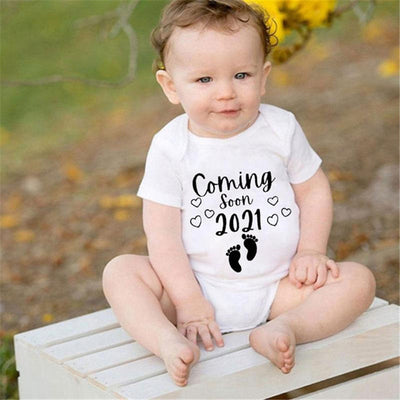 Enterizo Corto para Bebé con Estampado de Letras - Image 5