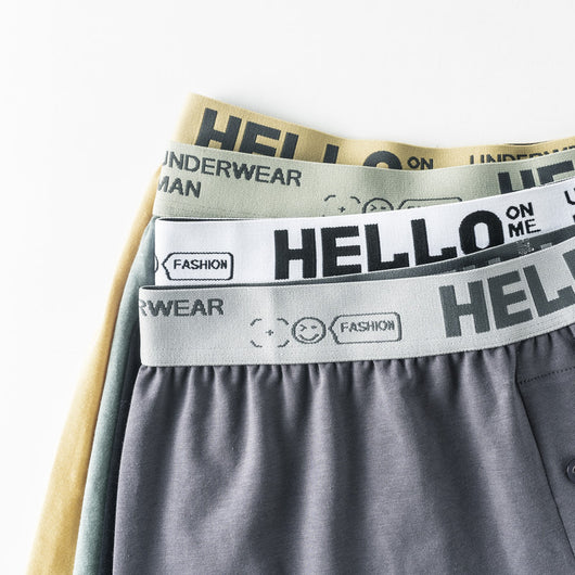 Pantalones Boxer Sueltos para Casa HELLO - Algodón Puro Hombre - Image 3