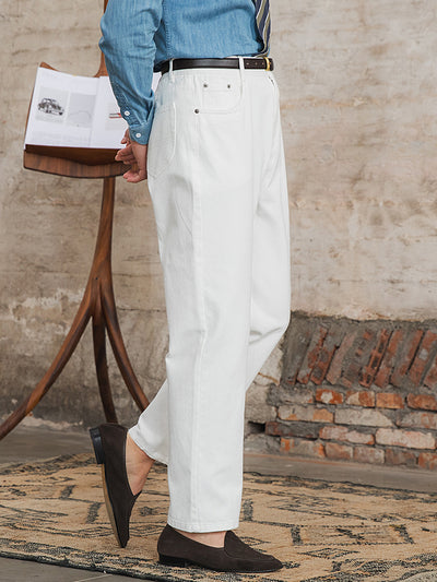 Pantalones Vaqueros Retro Lavados Talle Alto Clásicos - Image 11