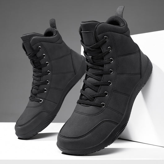 Botas de Senderismo de Cuero Premium con Puntera Ancha para Hombre - Image 3