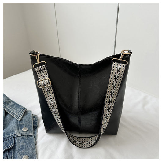 Bolso Bandolera Coreano con Correa Ancha para el Hombro - Image 6