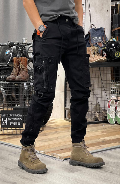 Pantalones Tácticos Casual de Pierna Recta para Hombre con Puños Ajustables - Image 16