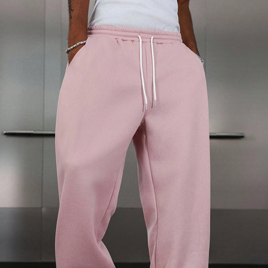 Pantalones Deportivos Rectos Casuales Estilo Estadounidense para Hombre