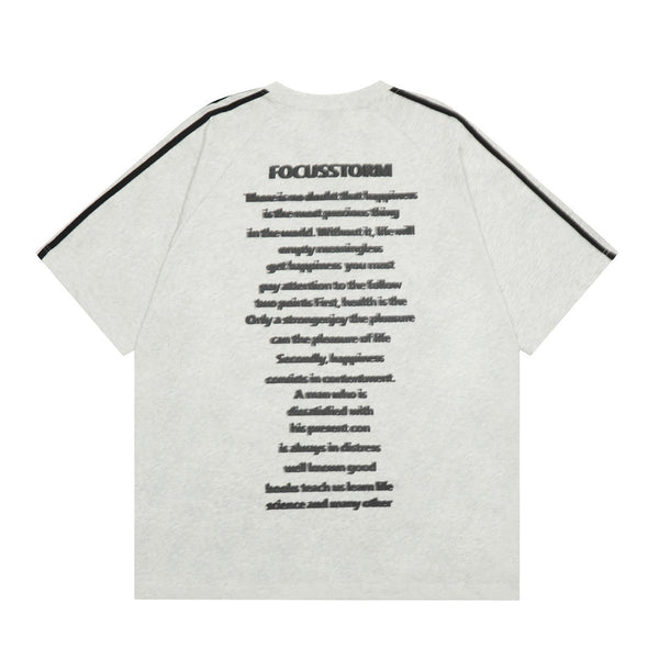 Playera de Algodón con Letras Personalizadas para Hombre