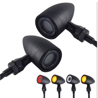 Intermitentes LED Retro Vintage para Motocicleta - Image 8