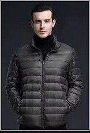 Chamarra de Plumas Ligera con Capucha para Hombre - Image 4