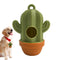 Dispensador de Bolsas para Desechos de Mascota con Diseño de Cactus