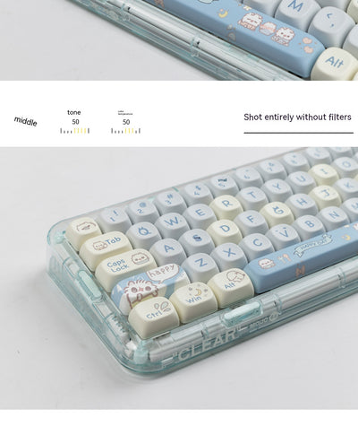 Keycap Gato Adorable MOA - Tecla Sublimada para Teclado Mecánico - Image 16