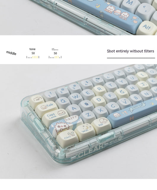 Keycap Gato Adorable MOA - Tecla Sublimada para Teclado Mecánico - Image 16