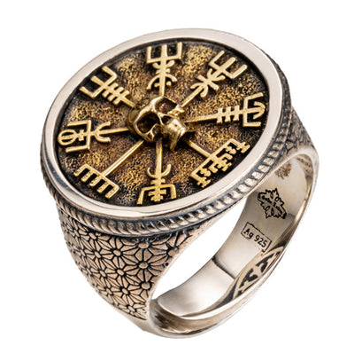 Anillo de Plata Ajustable para Hombre con Grabado Personalizado - Image 9
