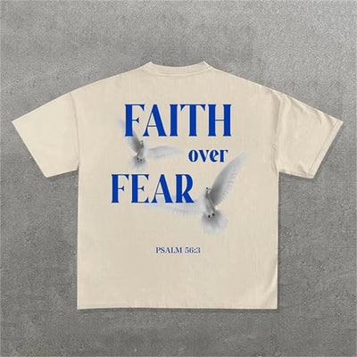 Camiseta Oversized Hombre Patrón Letras Personalidad - Image 9